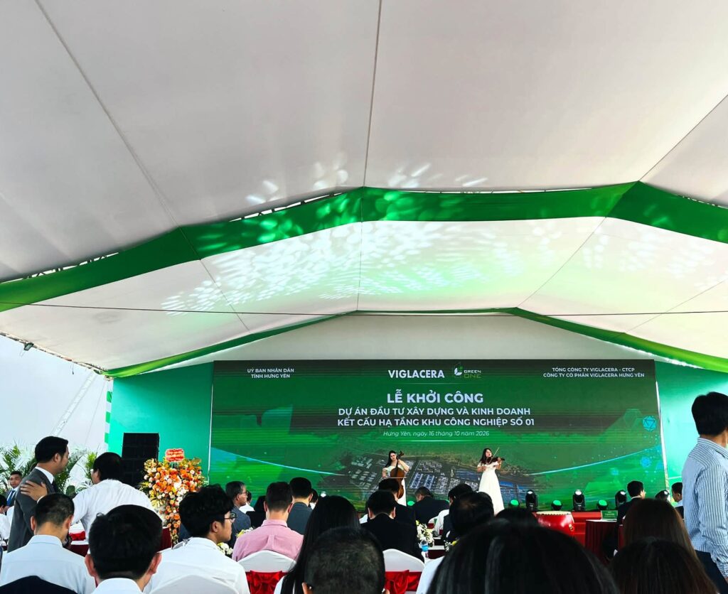 Ketnoi1s Land tham dự lễ khởi công KCN Green One của Viglacera